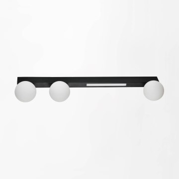 Zuma Line - Aplique LED 3xG9/40W/230V + LED/6W negro