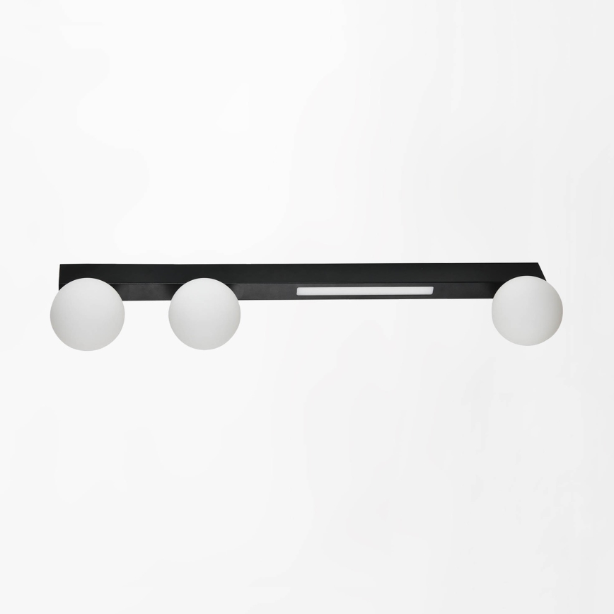 Zuma Line - Aplique LED 3xG9/40W/230V + LED/6W negro
