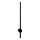 Zuma Line - Aplique LED LED/8W/230V 60 cm negro