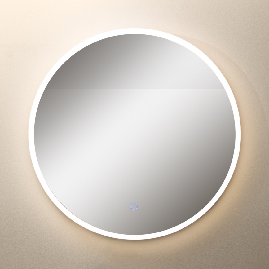 Zuma Line D2526 - Espejo de baño LED con retroiluminación 24W/230V 3000/4000/6000K IP44 blanco/dorado