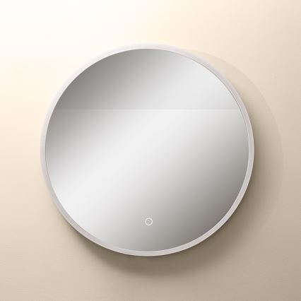 Zuma Line D2526 - Espejo de baño LED con retroiluminación 24W/230V 3000/4000/6000K IP44 blanco/dorado