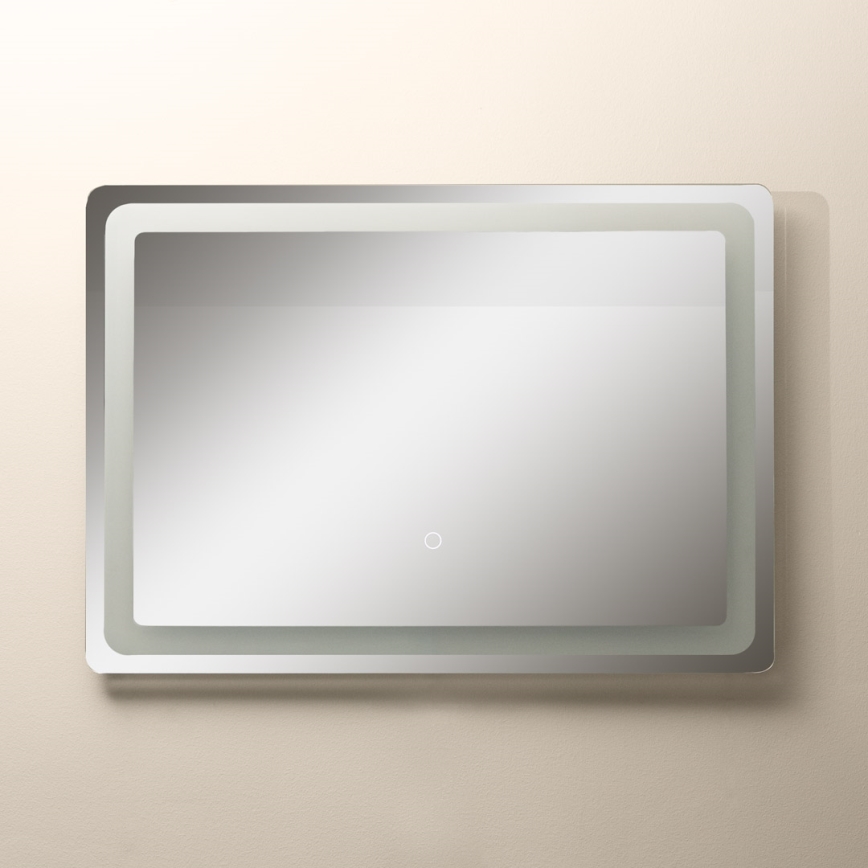 Zuma Line - Espejo de baño de pared LED con retroiluminación LED/24W/230V 3000/4000/6000K 70x50 cm IP44