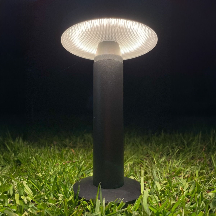 Zuma Line - Lámpara de mesa LED solar recargable y regulable LED/2W/2000 mAh IP44 negro