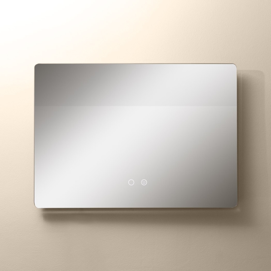 Zuma Line - Espejo de baño calefactado con luz LED de fondo LED/24W/230V 3000/4000/6000K 70x50 cm IP44