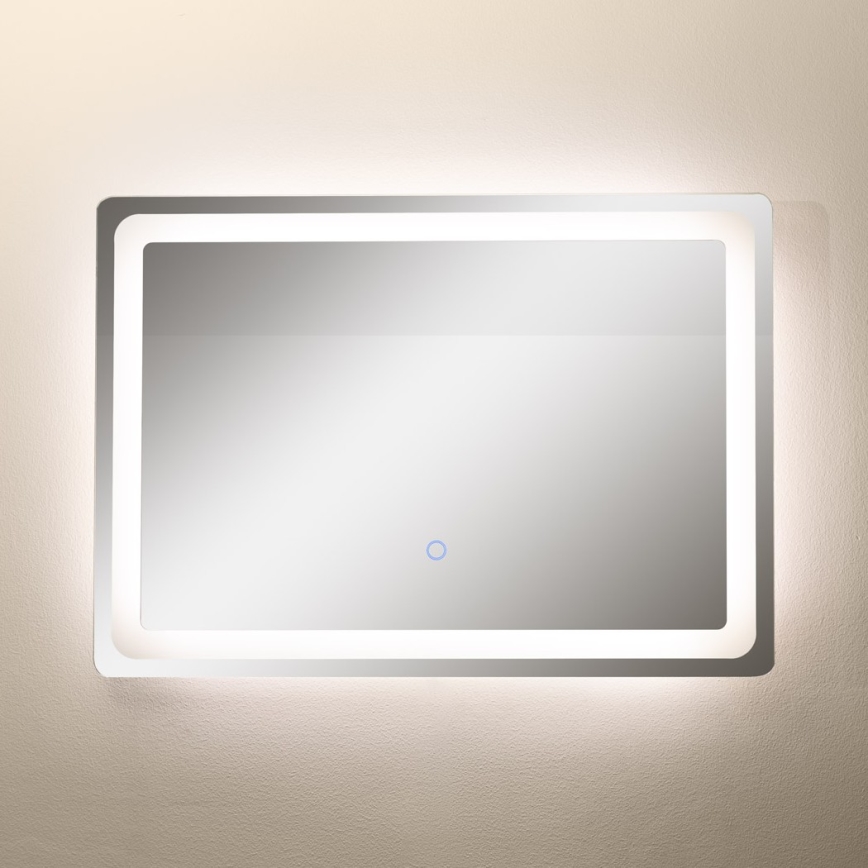 Zuma Line - Espejo de baño de pared LED con retroiluminación LED/24W/230V 3000/4000/6000K 70x50 cm IP44