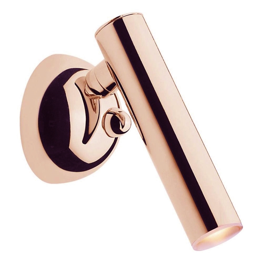 Zuma Line - Foco LED de pared LED/5W/230V Oro rosa