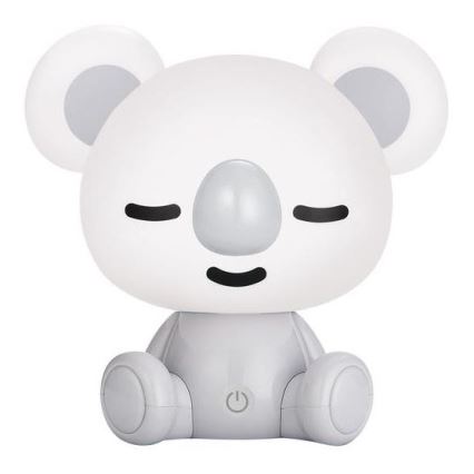 Zuma Line - Lámpara LED de mesa táctil infantil regulable LED/3W/230V koala gris
