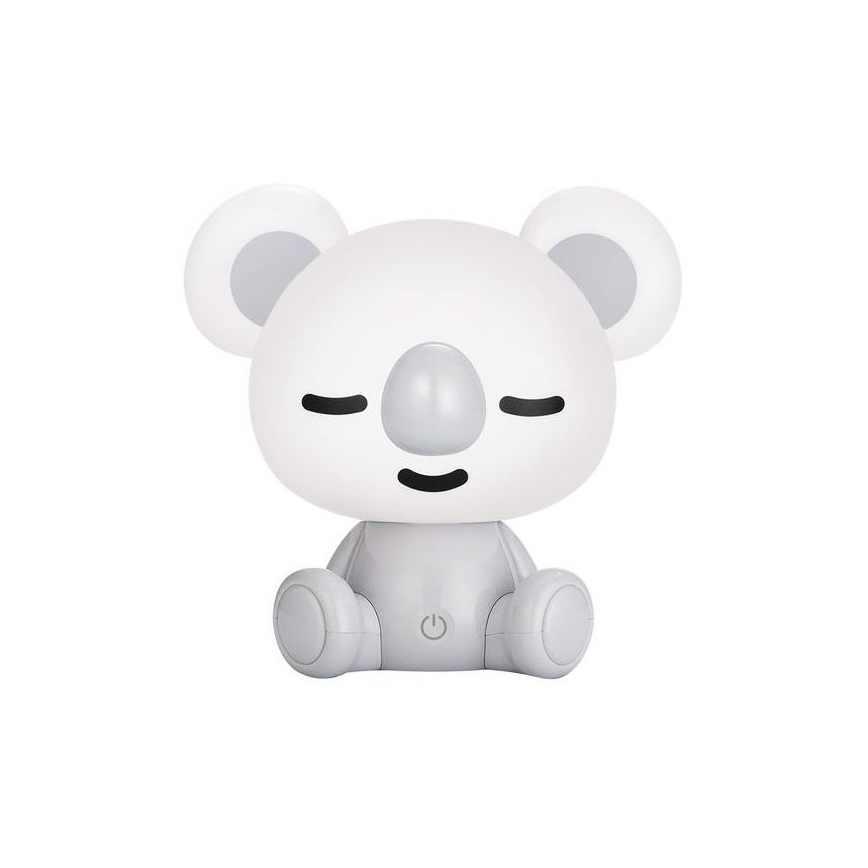 Zuma Line - Lámpara LED de mesa táctil infantil regulable LED/3W/230V koala gris