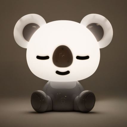 Zuma Line - Lámpara LED de mesa táctil infantil regulable LED/3W/230V koala gris