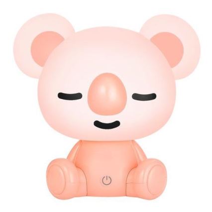Zuma Line - Lámpara LED de mesa táctil infantil regulable LED/3W/230V rosa koala