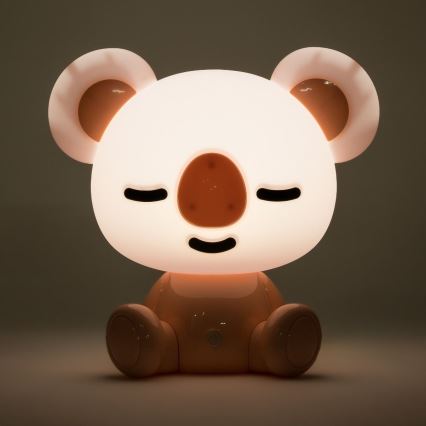 Zuma Line - Lámpara LED de mesa táctil infantil regulable LED/3W/230V rosa koala