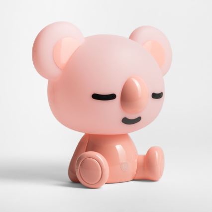 Zuma Line - Lámpara LED de mesa táctil infantil regulable LED/3W/230V rosa koala