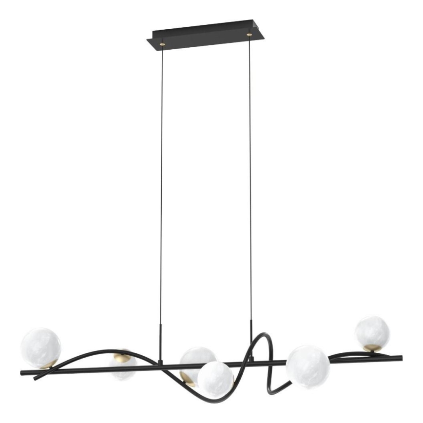 Zuma Line - Lámpara colgante 6xG9/3,5W/230V negro