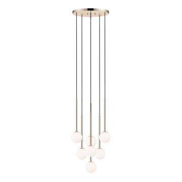 Zuma Line - Lámpara colgante 7xG9/4W/230V dorado