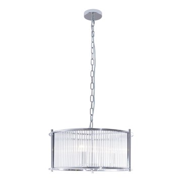 Zuma Line - Lámpara colgante con cadena 3xE27/40W/230V cromo brillante