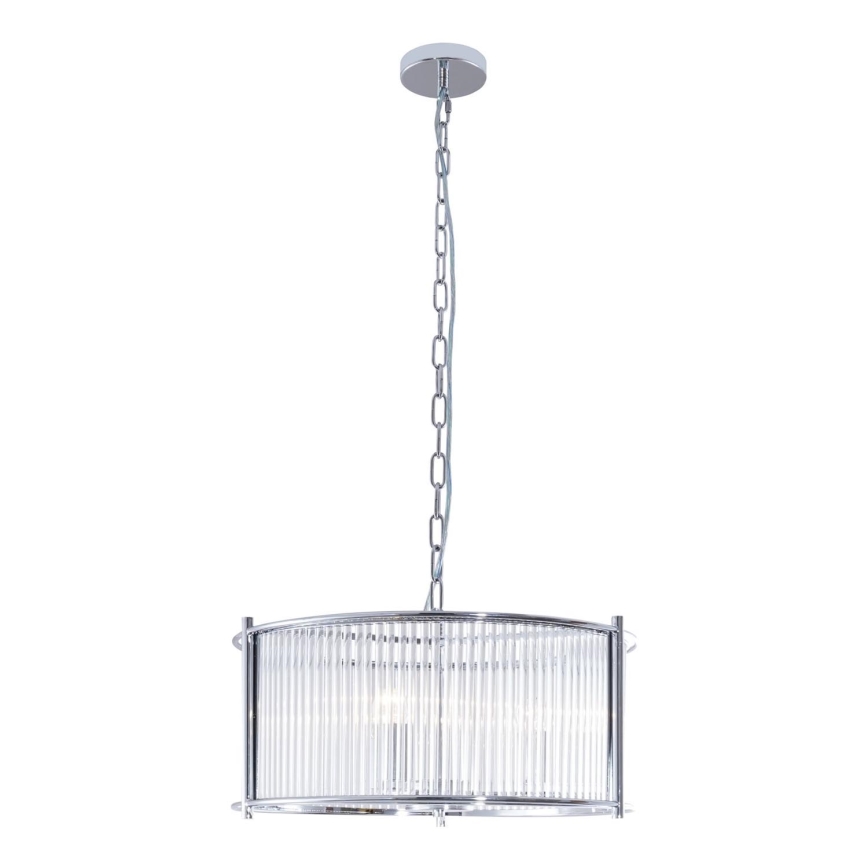 Zuma Line - Lámpara colgante con cadena 3xE27/40W/230V cromo brillante
