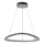 Zuma Line - Lámpara de araña LED regulable LED/34W/230V 3000K negro cromo brillante