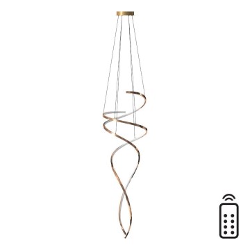 Zuma Line - Lámpara de araña LED regulable LED/68W/230V 3000/4000/6000K rosa dorado + control remoto