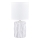 Zuma Line - Lámpara de mesa 1xE14/40W/230V blanco/decoración de mármol