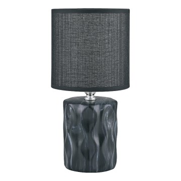 Zuma Line - Lámpara de mesa 1xE14/40W/230V negro/decoración de mármol