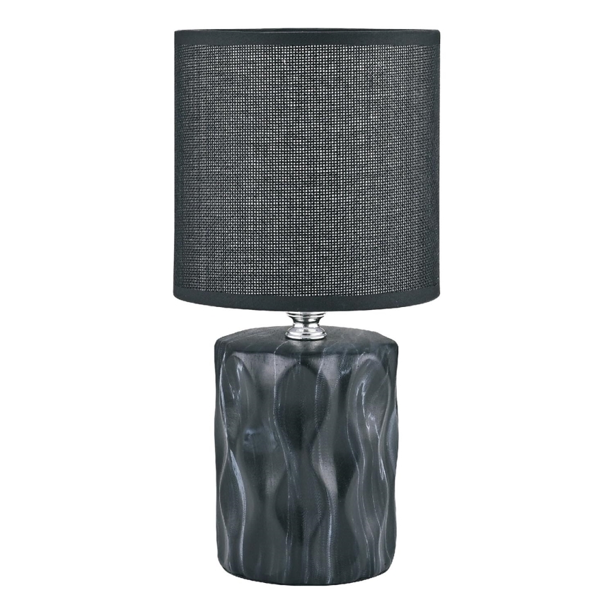 Zuma Line - Lámpara de mesa 1xE14/40W/230V negro/decoración de mármol