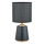 Zuma Line - Lámpara de mesa 1xE14/40W/230V negro/dorado/decoración de mármol