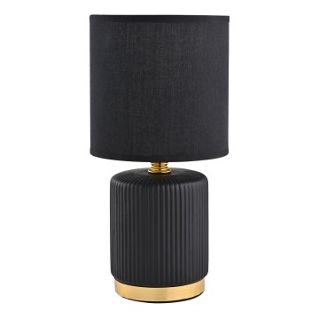 Zuma Line - Lámpara de mesa 1xE14/40W/230V negro/dorado