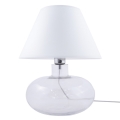 Zuma Line - Lámpara de mesa 1xE27/40W/230V blanco