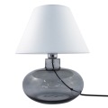 Zuma Line - Lámpara de mesa 1xE27/40W/230V blanco/negro