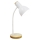 Zuma Line - Lámpara de mesa 1xE27/40W/230V blanco/roble