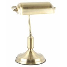 Zuma Line - Lámpara de mesa 1xE27/40W/230V dorado