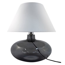 Zuma Line - Lámpara de mesa 1xE27/60W/230V blanco/negro