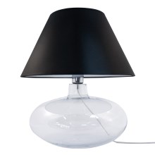 Zuma Line - Lámpara de mesa 1xE27/60W/230V negro