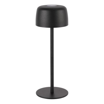 Zuma Line - Lámpara de mesa LED recargable y regulable LED/2W/1200 mAh IP44 negro