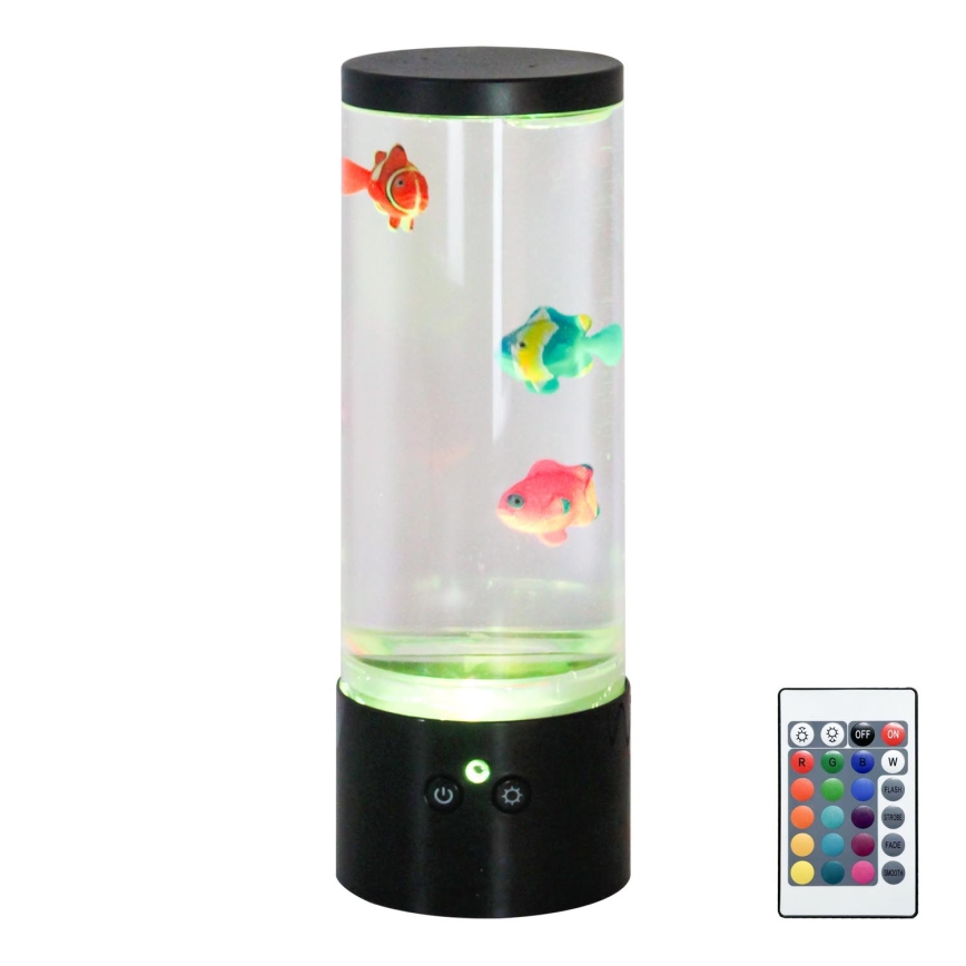 Zuma Line - Lámpara de mesa LED RGB regulable LED/1W/5V + control remoto