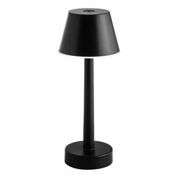 Zuma Line - Lámpara de mesa LED RGBW recargable y regulable LED/0,7W/1300 mAh IP44 negro