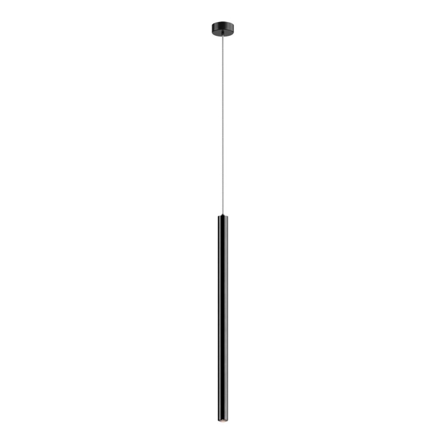 Zuma Line - Lámpara LED colgante LED/5W/230V negro cromo brillante