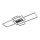 Zuma Line - LED Plafón de cristal regulable LED/52W/230V 2700-6000K negro + control remoto