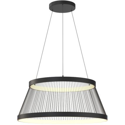 Zuma Line - Lámpara de araña LED regulable LED/53W/230V 2700-6000K negro + control remoto