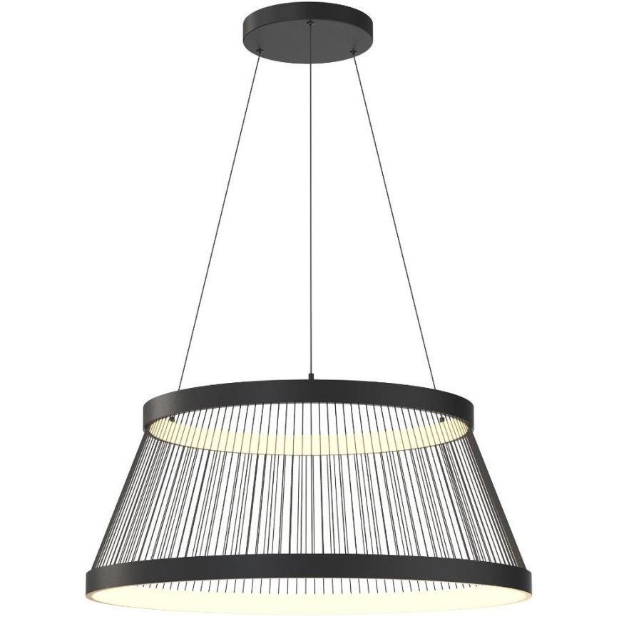 Zuma Line - Lámpara de araña LED regulable LED/53W/230V 2700-6000K negro + control remoto