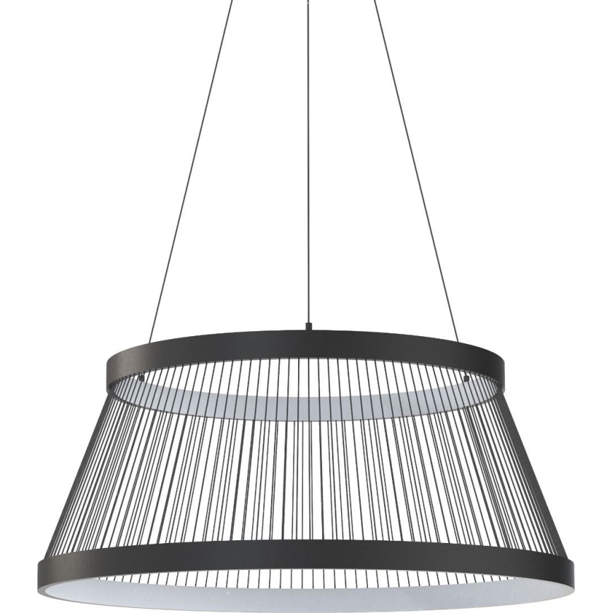 Zuma Line - Lámpara de araña LED regulable LED/53W/230V 2700-6000K negro + control remoto