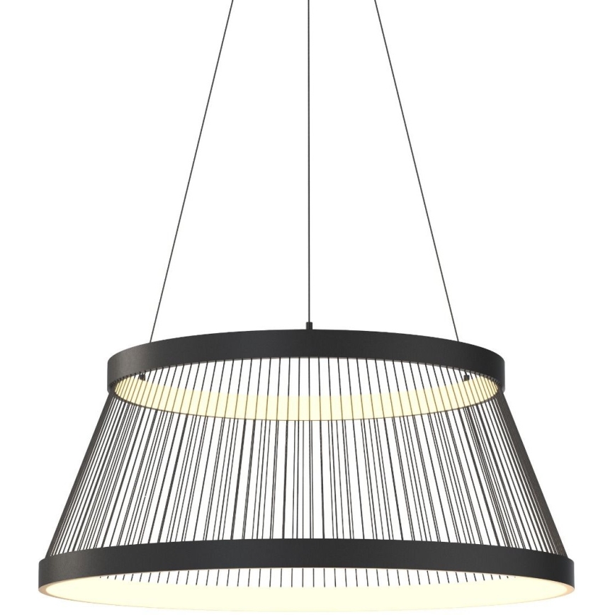 Zuma Line - Lámpara de araña LED regulable LED/53W/230V 2700-6000K negro + control remoto