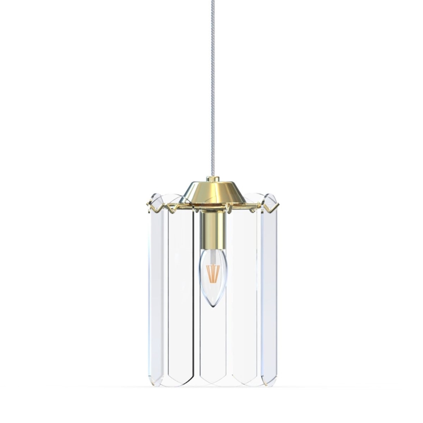 Zuma Line - Lámpara colgante 1xE14/40W/230V dorado
