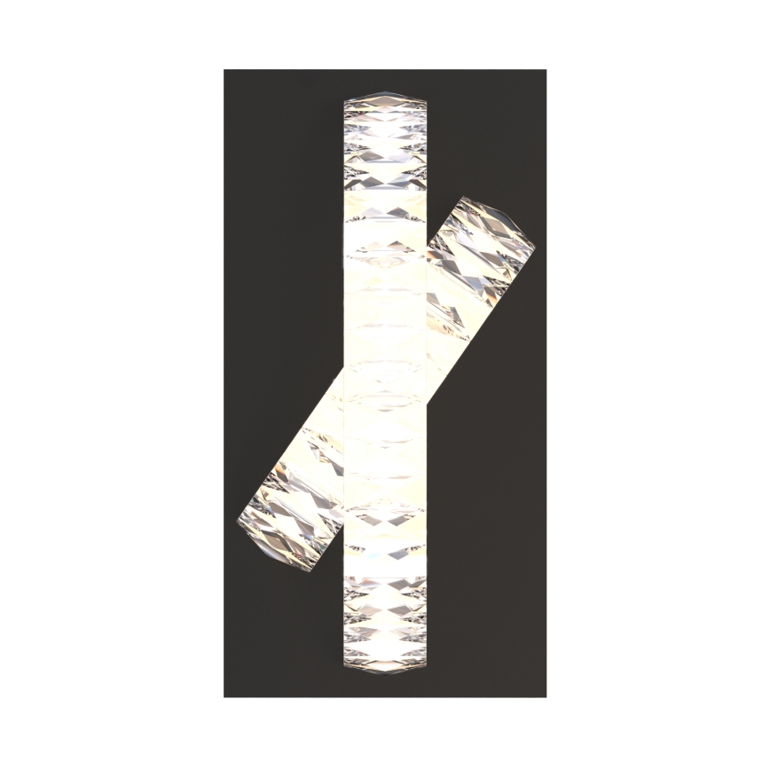 Zuma Line - Aplique de cristal LED regulable LED/18W/230V 2700-6000K negro + control remoto