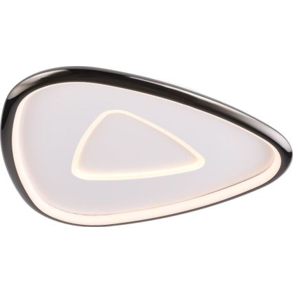 Zuma Line - Plafón LED regulable LED/27W/230V 3000K negro cromo brillante