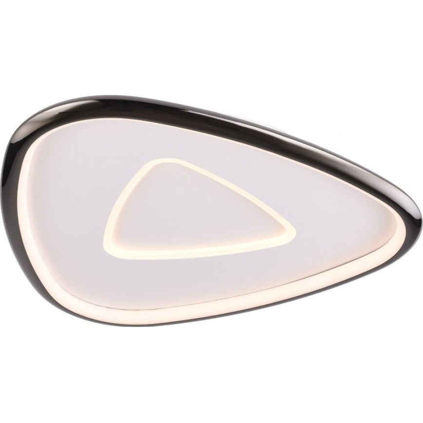 Zuma Line - Plafón LED regulable LED/27W/230V 3000K negro cromo brillante