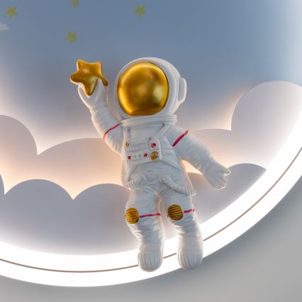Línea Zuma - Plafón LED regulable para niños LED/42W/230V 3000/5700K astronauta