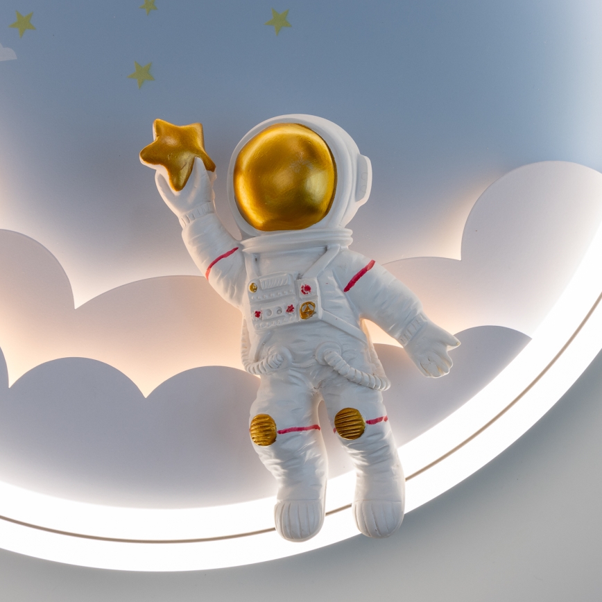 Línea Zuma - Plafón LED regulable para niños LED/42W/230V 3000/5700K astronauta