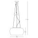 Zuma Line - Lámpara de cristal sobre cable 5xG9/42W/230V