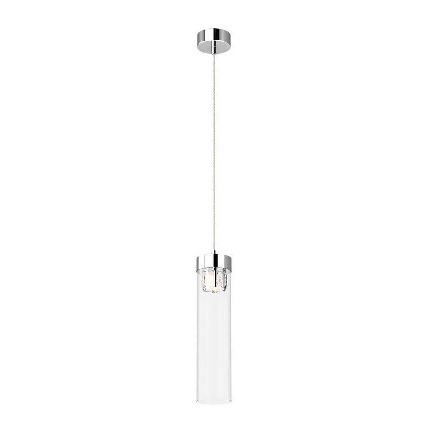 Zuma Line - Lámpara de araña de cristal de cable 1xG9/28W/230V